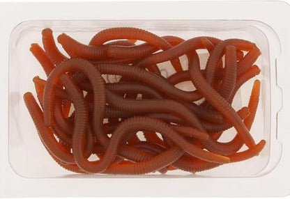 20pcs Bass Fishing Worms - Soft Plastic Baits & Lures for Fresh Water Fishing