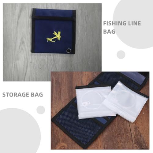 MERRYHAPY Leader Wallet Fly Fishing Line Case with Multi-Layer Breathable Compartments, Fishing Lure Bag and Tackle Storage Binder for Freshwater and Saltwater Anglers