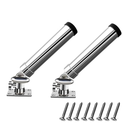 Made Set of 2 Fishing Rod Holder, 316 Stainless Steel Adjustable Fishing Pole Holder, Marine Deck Mount Trolling Rod Holder for Boat Ship Yacht - style: Style B-4178