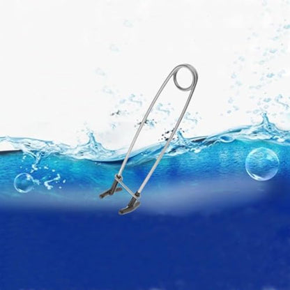 2 Pcs Fish Mouth Spreader Fish Mouth Opener Spring Steel Jaw Retractor Stainless Steel Fish Mouth Hook Remover Jaw Spreader Saltwater Fishing Tool