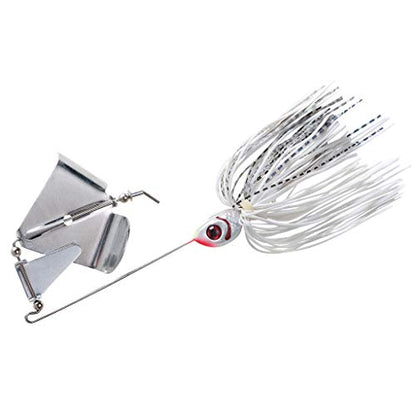 Booyah Buzz Buzzbait Bass Fishing Lure - color: Snow White Shad, size: 1/4 oz