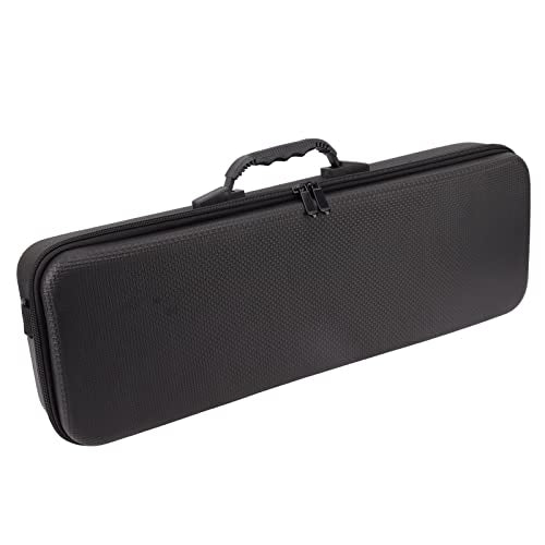 Fishing Rod Case, Large Capacity Multifunctional Waterproof Fishing Rod Bag Built in Shockproof Foam Padding, Fishing Tackle Bag with Detachable Adjustable Shoulder Strap for Travel Gift for Men Dad