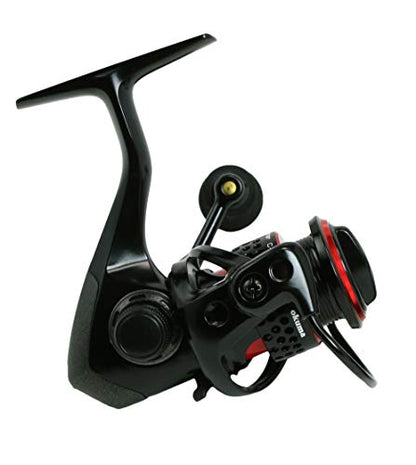 Okuma Ceymar Graphite Lightweight All Purpose 8BB Spinning Reel - color: Black/Red, size: C-10, 110yd-4LB
