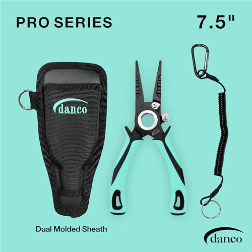 Gambler danco 7.5" PRO Series Pliers 304 Forged Stainless Steel - color: Seafoam