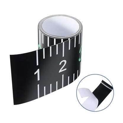 Fishing Ruler Fish Measuring Tape Tool Self Adhesive Reflective Boats Ruler 51" for Boat Fish Measuring Board Waterproof Fishing Boat Accessories for Fishs Boats Sailboats Yachts Kayaks