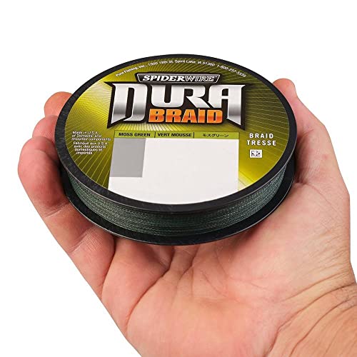 SpiderWire DuraBraid Braid Fishing Line - color: Moss Green, size: 8lb - 500yd