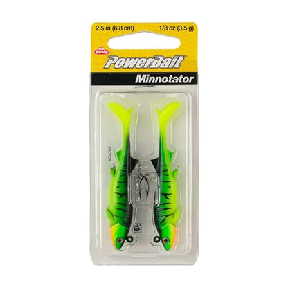 Berkley PowerBait Minnotator Fishing Soft Bait - color: Firetiger, size: 2.5 in - 1/8 oz