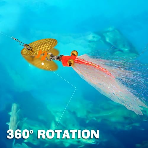 Fly Fishing Poppers Fly Fishing Dry Flies Topwater Fishing Lures Bass Popper Flies Bugs Lures Panfish Bait Fly Trout Bobber Flies Kit for Bass Trout Panfish Bluegill Salmon - color: D: 6pcs Fly Fishing Lures