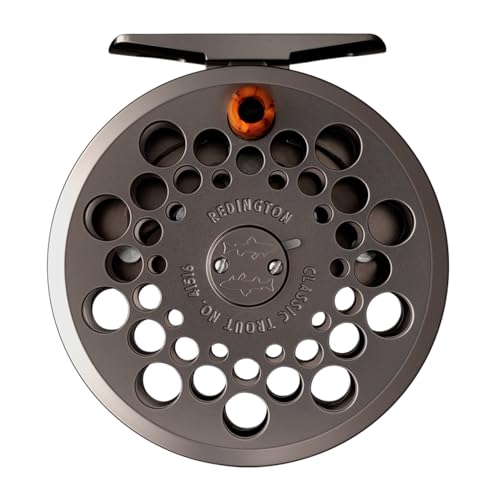 Redington Classic Trout Fly Reel – Lightweight Click-and-Pawl Trout Reel, Large Arbor, CNC Machined Aluminum - color: Silver, size: 2/3/4