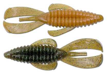 Phat Pak Baits - Swamp Monster Rage Bug Style Plastic Beaver Creature Bait Punching Bass Fishing Lure 20ct 4" - color: Bluegill