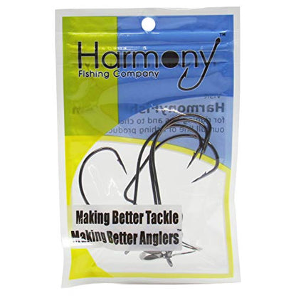 Harmony Fishing Razor Series ToadProp Hooks (5 Pack) EWG Propeller Hooks for topwater Frog/Toad baits - size: 4/0 (5 Pack)