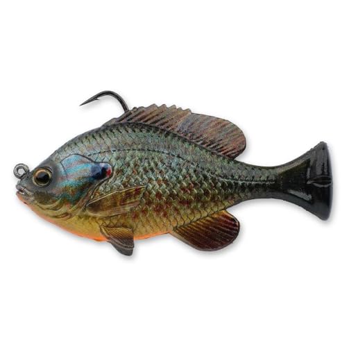 Savage Gear Pulse Tail RTF Fishing Soft Bait - color: Pumpkinseed, size: 3/8 oz (3 in)