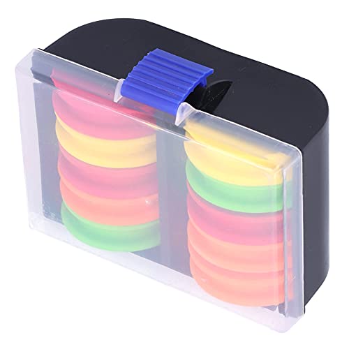 VBESTLIFE Box of 10pcs Fishing Foam Spools, Mix Color Line Storage Foam Spools Fishing Winding Board Fishing Tackle