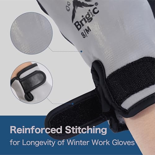 Waterproof Weatherproof Winter Work Gloves, Gray, Ideal for Gardening & Outdoor Tasks - size: X-Large