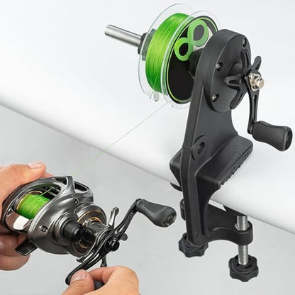 Fishing Line Winders Spoolers Adjustable Stable Spoolers Machine Rotating Reels & Cast Reels Equipment Easy to Use