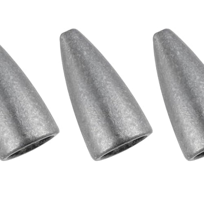 Dr.Fish 50 Pack Bullet Fishing Sinkers Worm Weights Lead Fishing Weights Bass Fishing Sinker Freshwater Texas Carolina Rig Punch Shot - size: 1/8oz-50 Pack