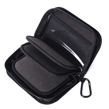 Kylebooker Fishing Lure Storage Bag Spinner Baits Wallet Case | Micro Flies Jig Hooks Box - color: Black
