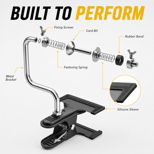 Fishing Line Spooler – Portable Table Mounted Reel Spooler for Spinning & Baitcasting Reels – Adjustable to Fit Multiple Size Spools-Fishing Line Remover Gifts for Men (Clips and Suction Cups)
