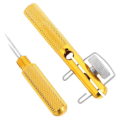 INOOMP Portable Hand Operated Fishing Knot Tying Tool Hook String Knotter Device for Snell and Bass Hooks Easy to Use Line Tyer with High Tension Strength Random Color Random Color
