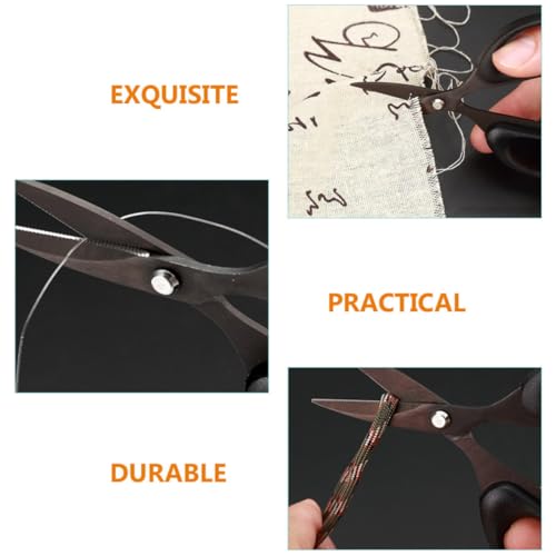 ERINGOGO Portable Fishing Wire Cutters with Stainless Steel and Rubber Handle, Easy to Operate Multi-function Cutter Suitable for Braided Line, for Freshwater and Saltwater Fishing