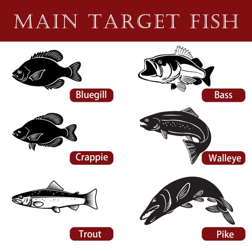 EUPHENG Fish Attractant Spray, for Fishing Bait or Lure, Ultimate Year-Round Effective, Add Active Amino Acids to Enhance Smell and Attract Bites, Suitable for Multi Fish and Fishing Styles - color: Red Power 1oz(2pcs)