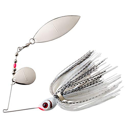 Booyah Blade Spinner-Bait Bass Fishing Lure - color: Silver Shad, style: Tandem (1/2 Oz)