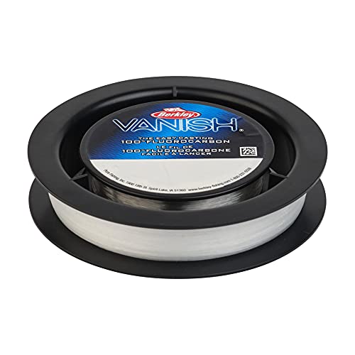 SpiderWire Ultracast Braid Vanish Fluorocarbon Dual Spool, 20lb Translucent Braid with 40lb Clear Fluoro Leader