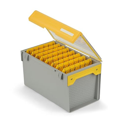 Plano EDGE Deep Hang Box, Stores 48 Crankbaits, with Rust-Preventive Rustricor, Dri-Loc Watertight Seal, WaterWick, DuraView Transparent Lid, Stackable Storage for Fishing Organization - style: Deep Hang