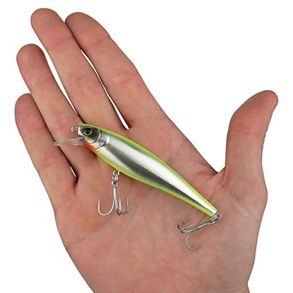 Berkley Cutter Saltwater Fishing Hard Bait - color: Chrome/Chartreuse