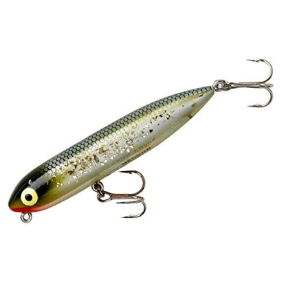 Heddon Zara Spook Topwater Fishing Lure - Legendary Walk-The-Dog Lure - color: Flitter Shad, style: Zara Puppy (1/4 Oz)