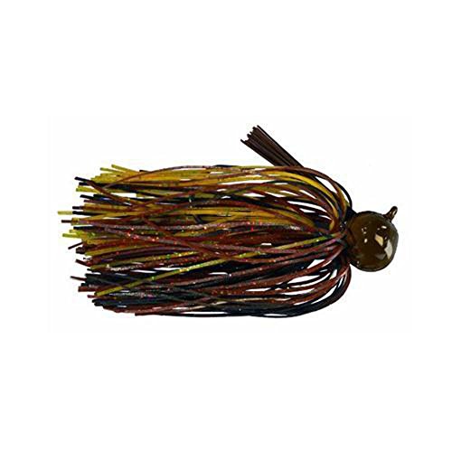 Strike King Tour Grade Football Jig Bait - color: Black Brown Amber, size: 0.375 ounce