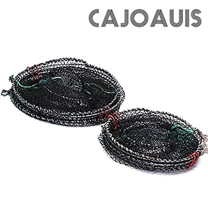 Collapsible Fishing Trap Net Cast Mesh Landing Bait Net for Crab Shrimp Minnow Crawfish Catfish - size: Small