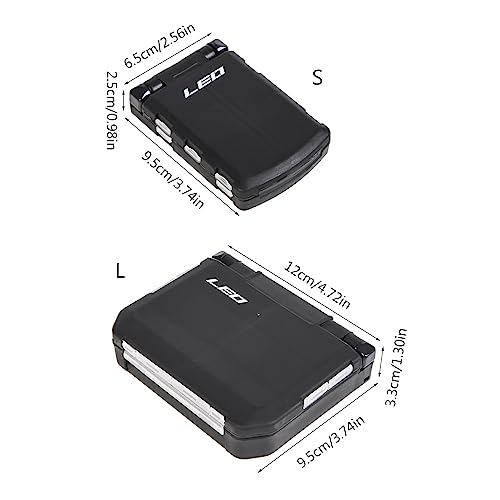 Compartments Fishing Lures Boxes Baits Storage Case Fishing Tackle Storage Trays Hooks Organizers Waterproof Lures Box Compartments Fishing Lures Box Baits Storage Case Tackle Storage Trays Hooks Box