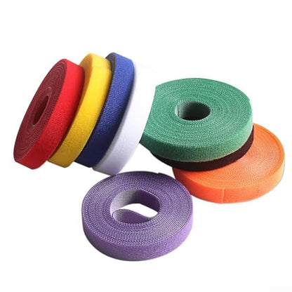 Fishing Rod Wrap Tie, Nylon & Band, Cuttable Binding Strap for Rod Storage Transport，Fishing Pole Fastener Strap, Reusable Securing Band, Adjustable Tie for Casting Fly Rods(5 Meter) - size: 5 Meter