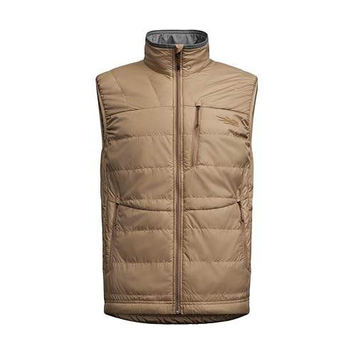 SITKA Kelvin Aerolite Vest - Lightweight Insulated Hunting Vest for Men - color: Buckskin, size: XX-Large Big
