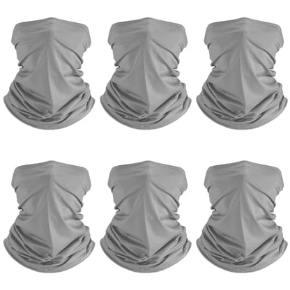 Geyoga Summer UV Protection Cooling Neck Gaiter | Sunscreen Breathable Face Scarf Bandana Mask Neck Gaiter for Outdoor Fishing Hiking Camping - color: Dark Grey