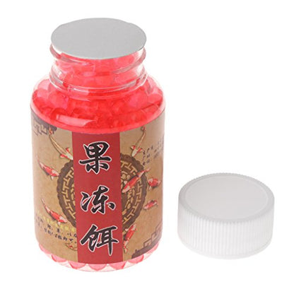 Fishing Lure Artificial Fishing Lure for Salmon Carp Fish Eggs Gelatin Beads 4mm Soft 1 Bottle