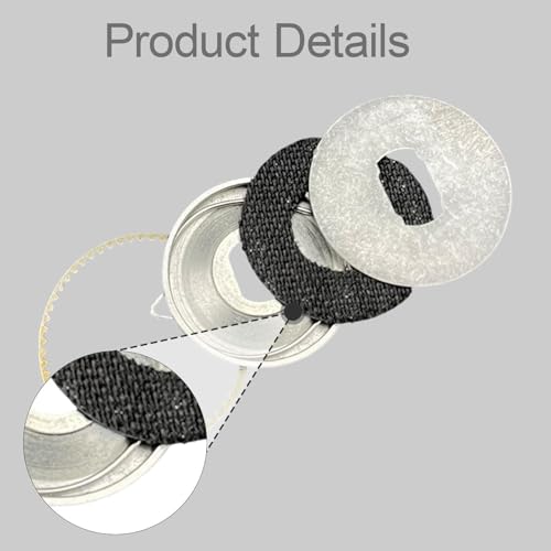 Fishing Reel Wire Cup Set Gear Sprocket Ratchet Carbon Brake Pads Pressure Plate Accurate Control Restoration Stainless Steel Aluminum Alloy Suitable - color: Stainless Steel
