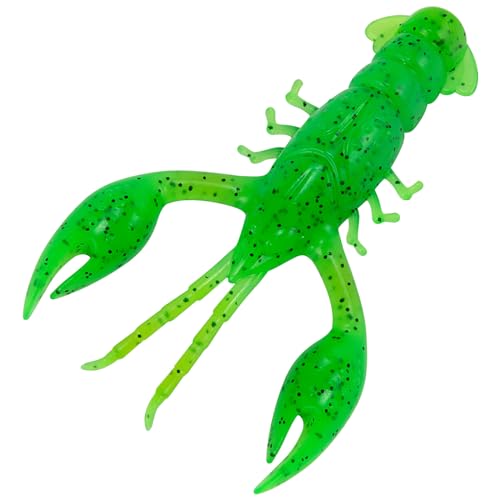 Dr.Fish 8 Pack Crawfish Soft Lure 2.5'' Plastic Soft Fishing Lures Bass Fishing Artificial Crayfish Baits Swimbait for Crappie Trout Walleye Perch Bluegill Panfish