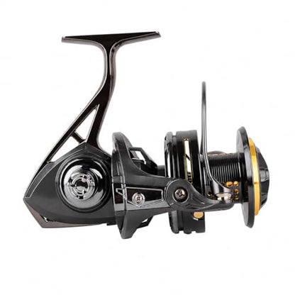 Saltwater Spinning Reel 14000, 44Lbs Max Drag Surf Fishing Reel with Screw-in Handle, Slow Oscillation System for Bass Catfish Inshore Offshore Saltwater Freshwater - color: NGK14000