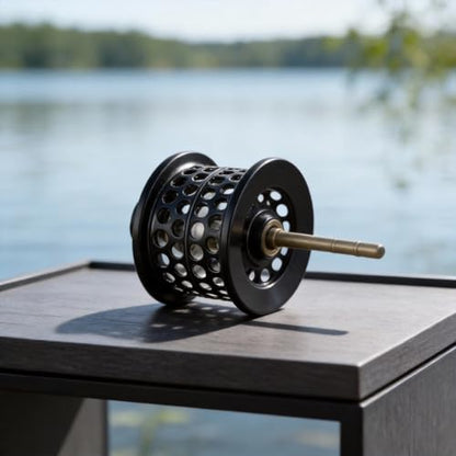 SV Floating Brake Bowl Spool for 24 Tatula 100 Reel, Lightweight Aluminum Alloy Part, Smooth Throwing Upgrade, 1.0 Line Capacity Bass - color: gold