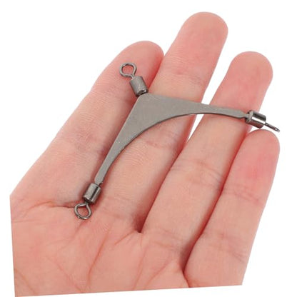 LIOOBO Sea Fishing Three-Prong Swivel Fishing Rigs Fishing Gear Bulk for Bass Cast Saltwater Tackle Connector - size: 5.50X3.00X0.20CM