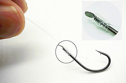Toasis Fishing Snells Pre Tied Fishing Hooks Pack of 160pcs Assorted Sizes