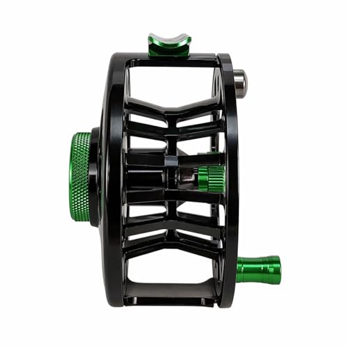 Aventik FLK II Fly Fishing Reel Aluminum Trout 3/5, 5/7, 7/9wt Large Arbor Freshwater Fly Reel - size: 3/5wt, style: Black-without Line
