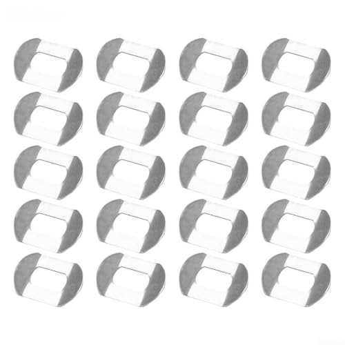 Silver Metal Fishing Reel Handle Washer 8x5mm Insulation Part Compatible with Water Drop Wheel Rocker Assembly 10 Count(20pcs) - size: 20pcs