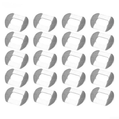 Silver Metal Fishing Reel Handle Washer 8x5mm Insulation Part Compatible with Water Drop Wheel Rocker Assembly 10 Count(20pcs) - size: 20pcs