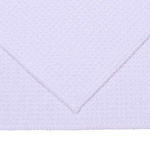 Mile High Life | Pro Tour Caddy Towel | 17" x 40" with 8" Center Slit | Premium Microfiber Waffle Texture - color: White, size: 16" x 30"