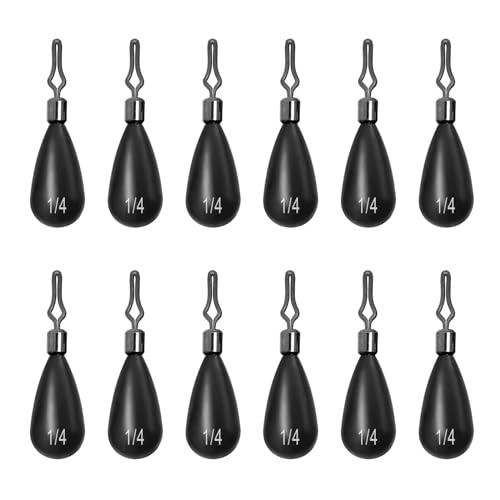 12Pcs Tungsten Drop Shot Weights Sinkers for Bass Fishing, Tungsten Dropshot Fishing Weights - color: no chip black - clip on - tear, size: 3/16 oz - 5pcs