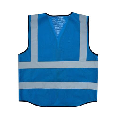 Fishing Vest - Work Vest for Men V Neck Zip Up Lightweight Breathable Sleeveless Utility Jackets Mesh Outwear Vests 2026 - color: 04# Light Blue