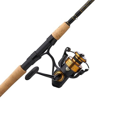 Penn Spinfisher VII Spinning Reel and Fishing Rod Combo - size: 2500 Size Reel - 7' - Medium Light - 1pc, style: Ssvii - New Model